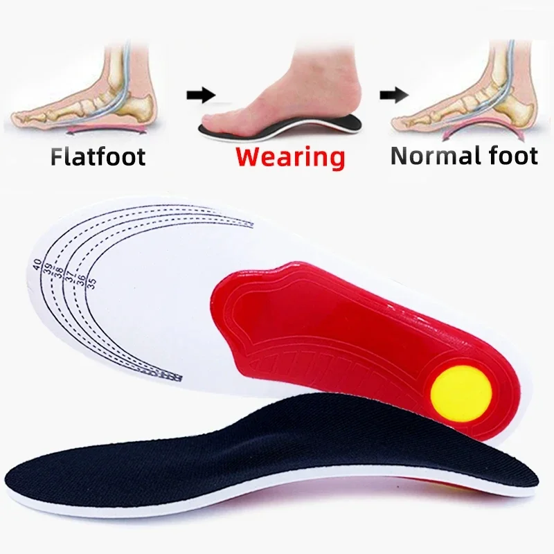 Men Shoes Outlet - ใหม่ EVA Orthopedic Insoles สําหรับรองเท้าผู้ชาย Orthotic