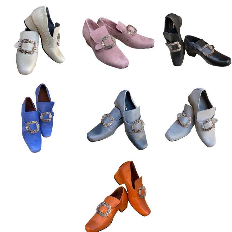Men'S Shoes Louis Vuitton - ผู้หญิงผู้ชาย Victorian Vintage รองเท้า 18th ยุคกลาง