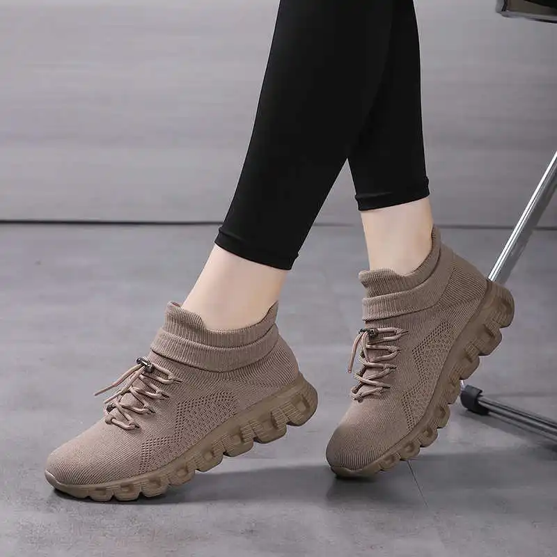 Men Shoes High - รองเท้าบูทสโนว์บอร์ดกันลื่นสุดหรู ส้นสูงสีน้ำเงิน รองเท้าผ้าใบลำลองสำหรับผู้หญิง รองเท้ากีฬาวิ่งแฟชั่น รองเท้าเทนนิสผู้ชาย