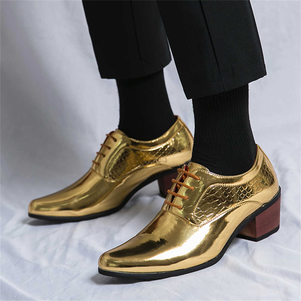Shoes Heels Men - รองเท้าผ้าใบรองเท้าส้นสูงบุรุษสีน้ําตาลรองเท้าเทนนิสสีเหลืองสําหรับชายกีฬาผู้ดูแลคุณภาพสูงแฟชั่น-รองเท้าผ้าใบผู้ชาย Lux