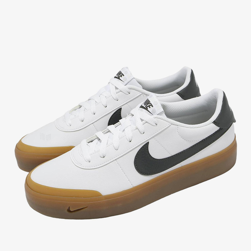 Men'S Shoes Nike Black - ไนกี้ ออเทนทิค คอร์ตช็อต รองเท้าลำลองสีขาวดำสำหรับผู้ชายและผู้หญิง รุ่นใหม่ FQ8146-116