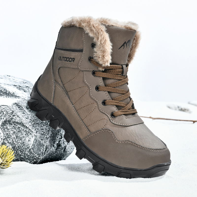Men'S Shoes Hoka Sale - รองเท้าบูทฤดูหนาวของผู้ชายรองเท้าผ้าใบกันน้ำกันลื่นที่อบอุ่น - รองเท้าแตะฤดูหนาวรองเท้าเทนนิสชาย