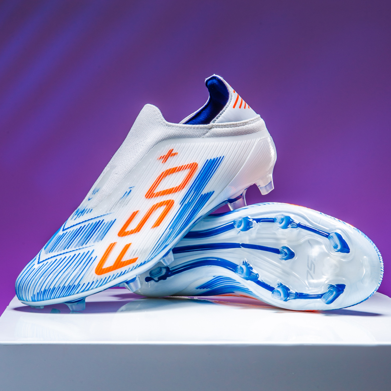 Men Shoes Must Have - รองเท้าฟุตบอลระบายอากาศได้ดีสำหรับผู้ชาย, แบบ Fg/Ag พร้อมปุ่มยาวสำหรับสนามหญ้าเทียม, กันลื่น, ของที่ต้องมีสำหรับแฟนๆ