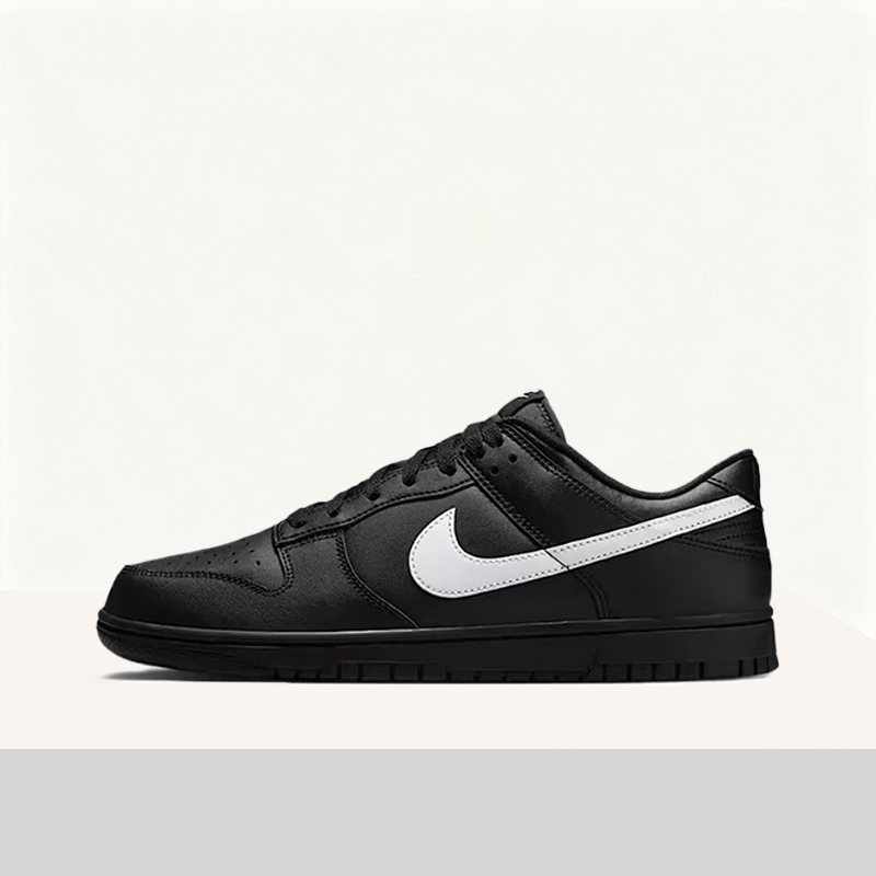 Men'S Shoes Nike Black - รองเท้าสเก็ตไนกี้ ดังค์ โลว์ท็อปสำหรับผู้ชาย - สีดำ/ขาว ทรงพอดีตัว