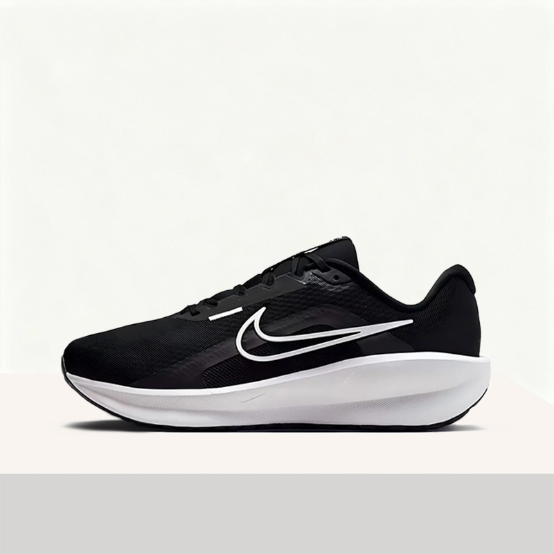 Men'S Shoes Nike Black - ไนกี้ ดาวน์ชิฟเตอร์ 13 รองเท้าวิ่งผู้ชายสีดำ/ขาว น้ำหนักเบา ทรง