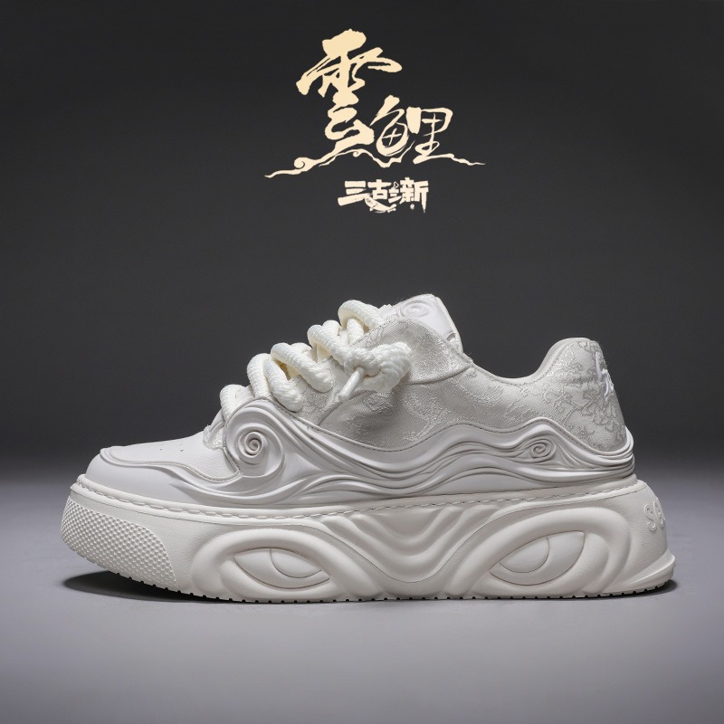 Men Shoes On Cloud - รองเท้าผ้าใบผู้ชาย Cloud‑Koi Totem รุ่น 2026 ทรงเตี้ย