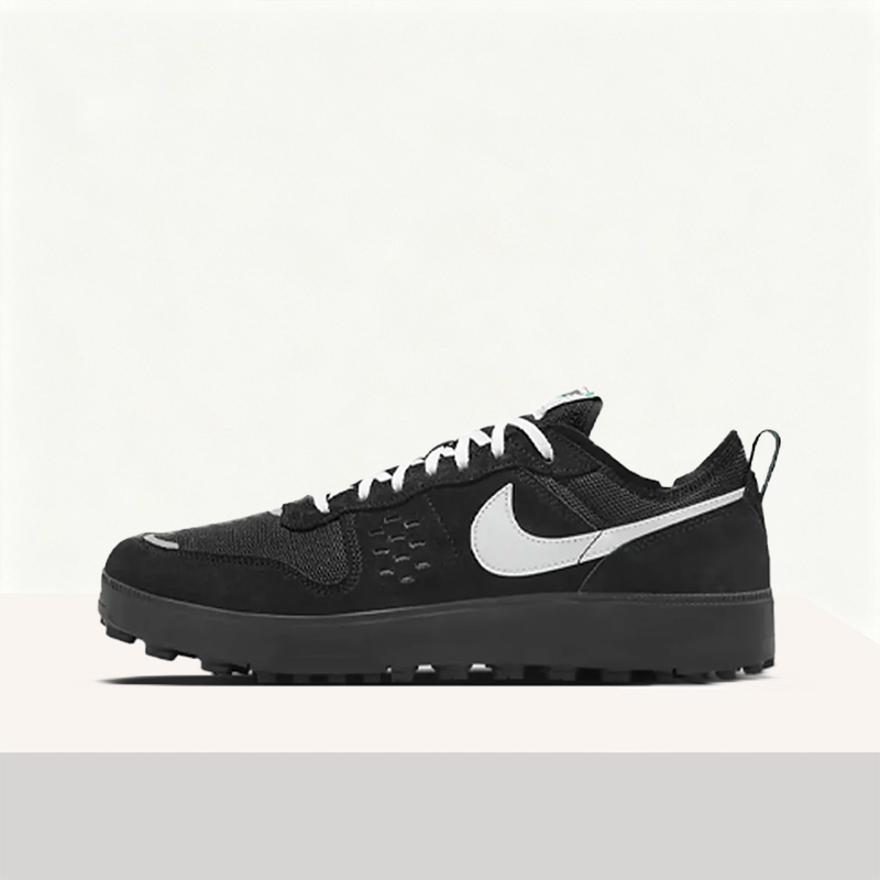 Men'S Shoes Nike Black - ไนกี้ ซิตี้:รองเท้าลำลองทรงเตี้ยสำหรับผู้ชาย ดีไซน์เรียบง่าย มีสไตล์ สวมใส่สบาย กันลื่น