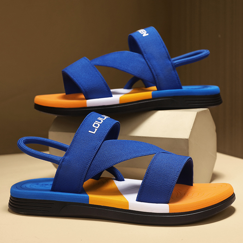 รองเท้าแตะบล็อกสีสำหรับผู้ชายส - Men Shoes Must Have บทวิจารณ์และราคา