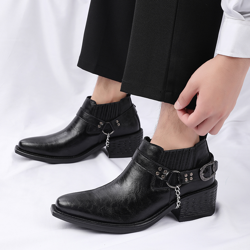 ใหม่สีน้ำตาล/สีดำรองเท้าหนังวั - Men Shoes For Wedding บทวิจารณ์และราคา