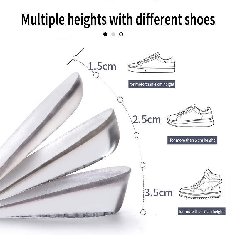 ซิลิโคนเจลที่มองไม่เห็นความสูง - Men Shoes Outlet บทวิจารณ์และราคา