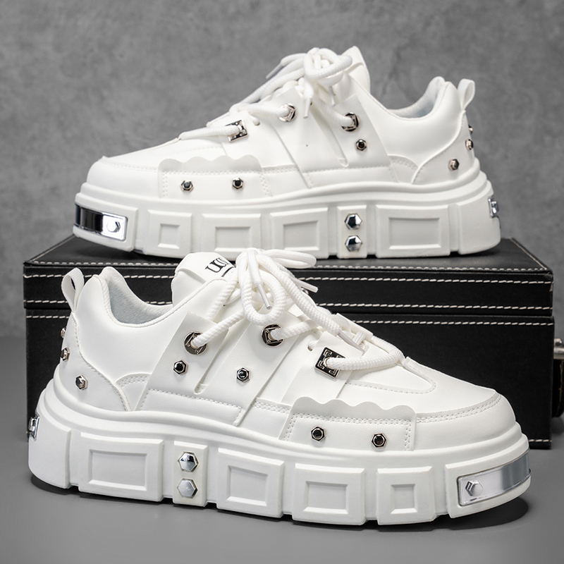 รองเท้าผ้าใบพื้นหนาสไตล์ไซเบอร - Men Shoes Must Have บทวิจารณ์และราคา