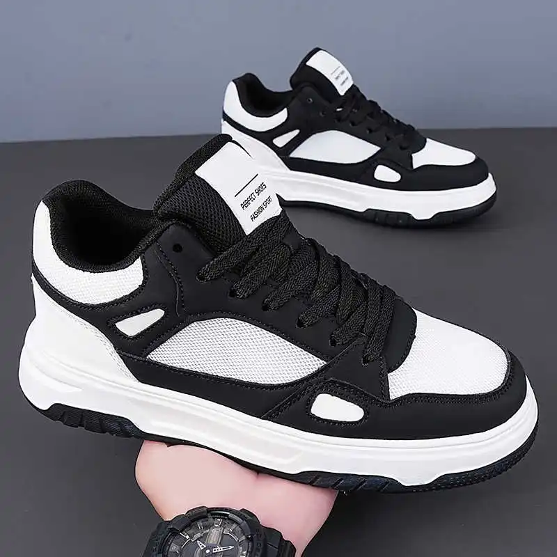รองเท้าผ้าใบผู้ชายแบบหนา ส้นสู - Shoes Heels Men บทวิจารณ์และราคา