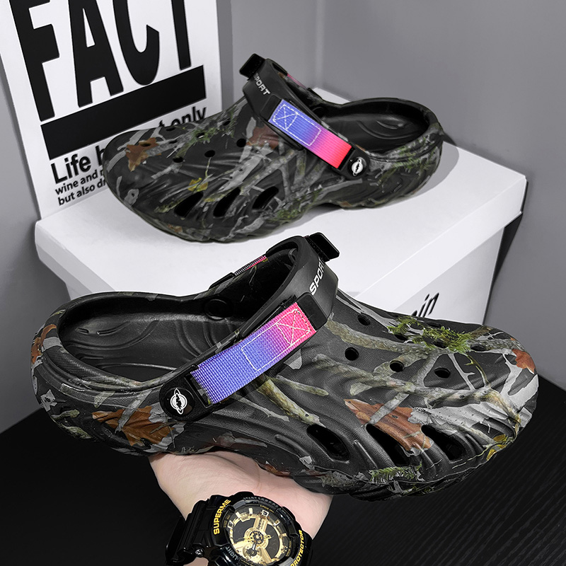 รองเท้าชายหาดลายคลื่นลายพรางขน - Men Shoes Must Have บทวิจารณ์และราคา