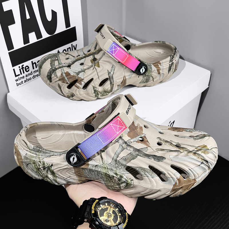 รองเท้าชายหาดลายคลื่นลายพรางขน - Men Shoes Must Have บทวิจารณ์และราคา