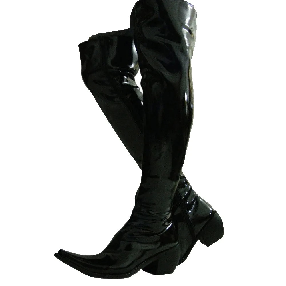 รองเท้าบูทผู้ชายแฟชั่น หนังแก้ - Shoes Heels Men บทวิจารณ์และราคา