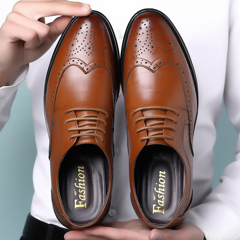 รองเท้าผู้ชายทรงทางการขนาดใหญ่ - Men Shoes For Wedding บทวิจารณ์และราคา